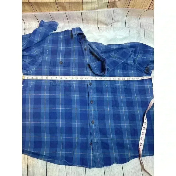 Duluth Trading Company Plaid Button-Down Men's Flannel Shirt 100% Cotton Size XL - Picture 6 of 6
